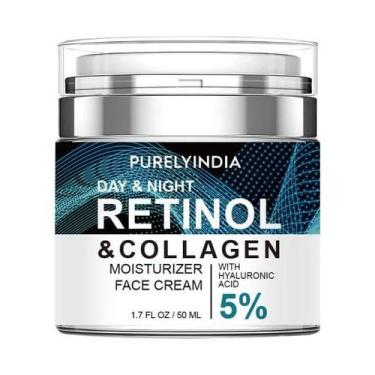 Imagem de Creme hidratante de retinol Purelyindia com colágeno 55 mL