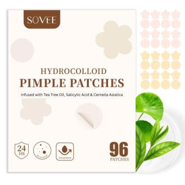 Imagem de Pimple Patches SOVEE 96 unidades de hidrocolóide com ácido salicílico