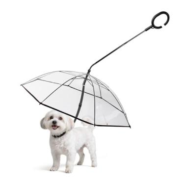 Imagem de Enjoying Guarda-chuva para animais de estimação, coleira à prova de chuva, coleira de cachorro, alças ajustáveis, guarda-chuva para cães pequenos (2022)