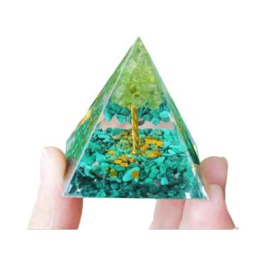 Imagem de Pirâmide de Orgonite Ametista - Reiki, Cura e Equilíbrio dos Chakras, 