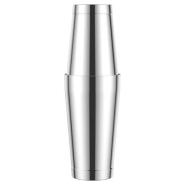 Imagem de Coqueteleira Boston, 590 ml e 680 g, aço inoxidável, bar, bartender, agitador, coqueteleira profissional e pesada, pode ir à máquina de lavar louça, conjunto de coqueteleiras Boston misturador de