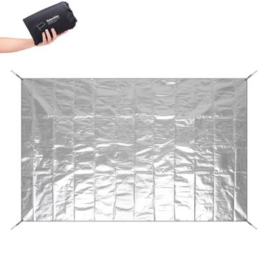 Imagem de windhike Naturehike Cobertor de piquenique dobrável de folha de alumínio, tapete de chão ultraleve, lona de acampamento impermeável, almofada de dormir para piquenique ao ar livre, acampamento, praias