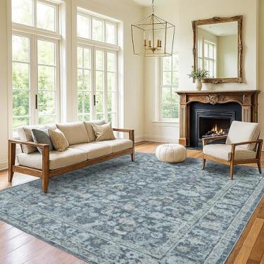 Imagem de Fame Rugs Tapete turco estilo vintage 2,5 m x 30 cm – Tapete interno lavável macio e dobrável para sala de estar, quarto, espaços grandes