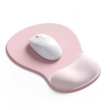 Imagem de eulps Mouse Pad Com Descanso De Pulso Em Gel, Suporte De Pulso Ergonômico E Confortável Para Computador Para Laptop, Mousepad Para Alívio Da Dor Com Base De Pu Antiderrapante Para Escritório E Casa
