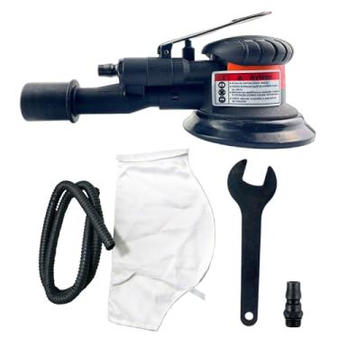 Imagem de Lixadeira Orbital Pneumática com Aspiração Central PLANATC – 1/4 Pol, Leve, Ergonômica, Profissional - 12.000 RPM