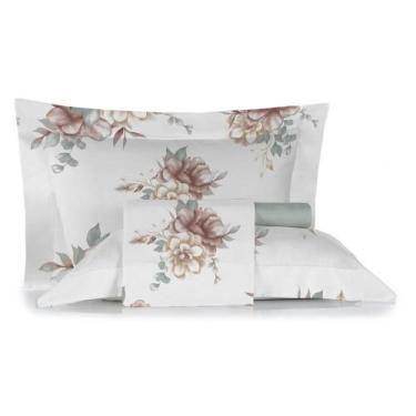 Imagem de Jogo de Cama 100% Algodão King Size 180 Fios Nova América