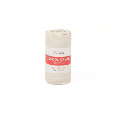 Imagem de Lençol Casal Avulso com Elástico 1,38x1,88x30cm – Poliéster, Macio e Prático