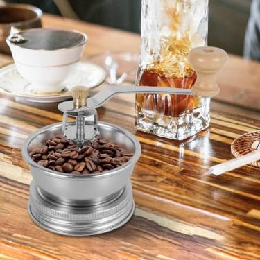 Imagem de Moedor de café, moedor de café manual, tampa de moedor de café, tampa de moedor de café de aço inoxidável, acessório de tampa destacável para frascos de vidro de boca larga (86 mm)