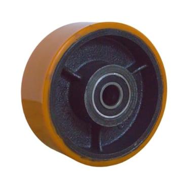 Imagem de Roda em Poliuretano e Rolamento Esfera - 5 Pol - 400 Kg - Ajax