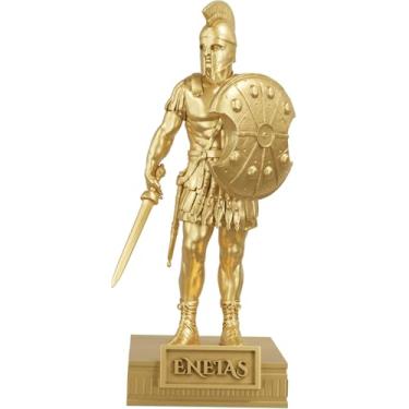 Imagem de Estátua Eneias - Herói Troiano (Cor Ouro)
