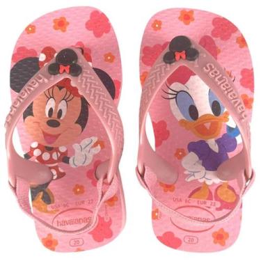 Imagem de Chinelo Havaianas Baby Disney Classics Original, Rosa glow, 17/18