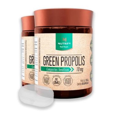 Imagem de Kit 2 Green Propolis Nutrify 60 Cápsulas + Porta Cápsulas
