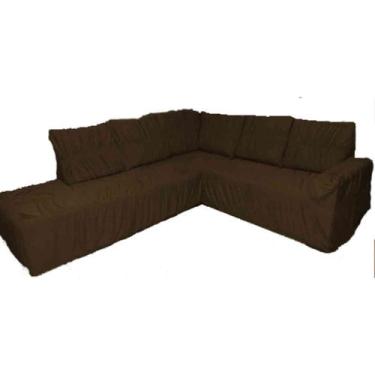 Imagem de Capa de Sofa Para Canto Chaise Em Malha Gel Elasticada (Sala, Decoraçã