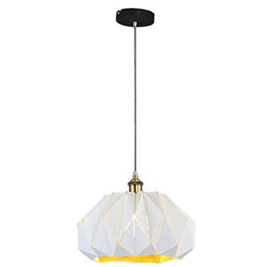 Imagem de Lustre de interior, luz pendente preta - Lustre de design de abóbora, moderno, luz de teto pendurada, retro, luzes de ilha de cozinha, compatível com sala de jantar, quarto, sala de estar, bar