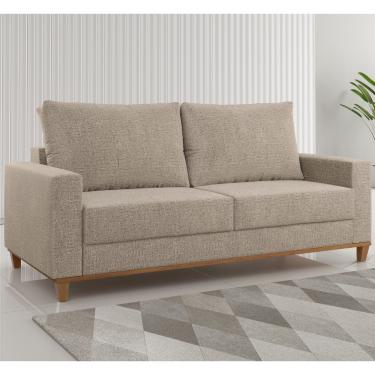 Imagem de Sofá Living 3 Lugares 180cm Linhão Vicente Viero Móveis - Linhao Castanho
