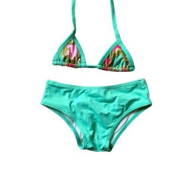 Imagem de Biquíni Infantil Cortininha - Missatti, Verde, M, Feminino