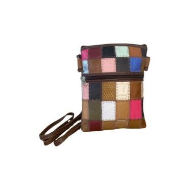 Imagem de Bolsa De Retalho Transversal Couro - Sortido - Atual