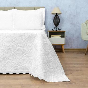 Imagem de Kit Colcha Cobre Leito Camili Super King Dupla Face 3 Peças Ultrassôni