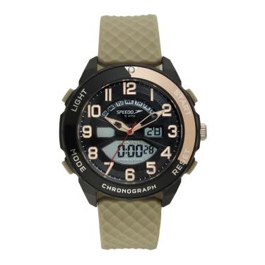 Imagem de Relógio Speedo Masculino Ref:15101g0evnv1 Esportivo Anadigi Cáqui