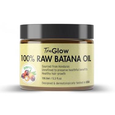 Imagem de TheMore Crazy TruGlow Óleo de Batana 100% cru e não refinado para crescimento e brilho do cabelo | Hidratante inspirado no Dr. Sebi para todos os cabelos, couro cabeludo e barba | 157 ml