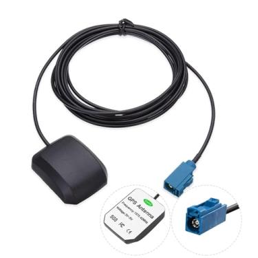 Imagem de POBADY Antena GPS Fakra 1575.42 Mhz Fakra C Adaptador Reto 28dbi com 3 M GPS para Carro Antena Fakra Base Magnética