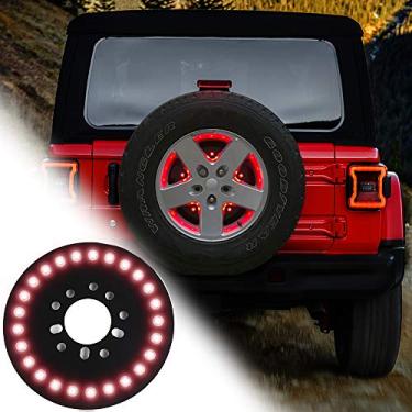 Imagem de RT-TCZ para Jeep Wrangler Luz de freio de pneu sobressalente Luz traseira terceira luz de freio para Jeep Wrangler JK JKU JL JLU Unlimited Rubicon Sahara X Sport 2 portas ou 4 portas 2007 - 2021