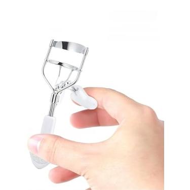 Imagem de Modelador de cílios com alça de coração – ferramenta de ondulação de cílios grande-angular, sem beliscar, para cílios deslumbrantes, branco DJA1112-02
