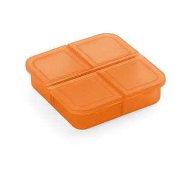 Imagem de Porta Comprimidos Portátil - Estojo Organizador para Remédios e Pílulas com Fecho Seguro(1,laranja)