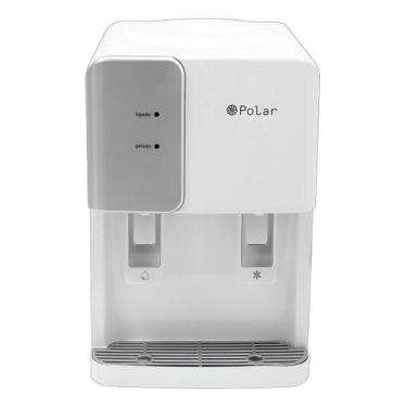 Imagem de Bebedouro Agua Gelada Natural Eletrônico De Galao Branco 220 - POLAR, 