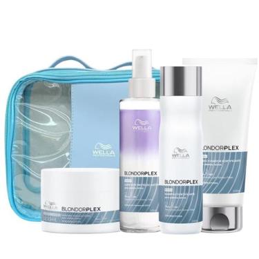 Imagem de Wella BlondorPlex Care Line Kit Completo Shampoo 250ml + Condicionador