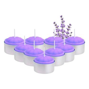 Imagem de 2X 12 Velas Aromaticas Romanticas Lavanda Perfumada Decorati