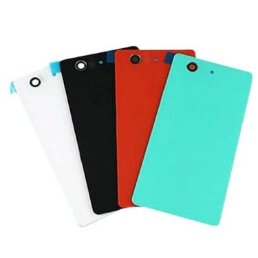 Imagem de SHOWGOOD Capa de vidro para porta de bateria traseira para Sony Xperia Z3 Mini/Compact M55W D5803 D5833 Capa de vidro traseira (verde)