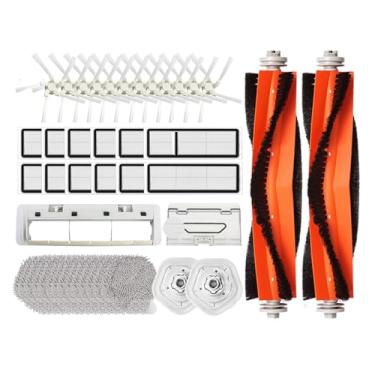 Imagem de Compatible With Dreame Bot W10 / W10 PRO Accessories Robot Vacuum Cleaner HEPA Filter Main Side Brush Mop Cloth Pad Replacement Parts(44PCS)