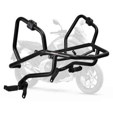 Imagem de Protetor de Motor e Carenagem Coyote Com Pedaleiras Preto Fosco - NC 7