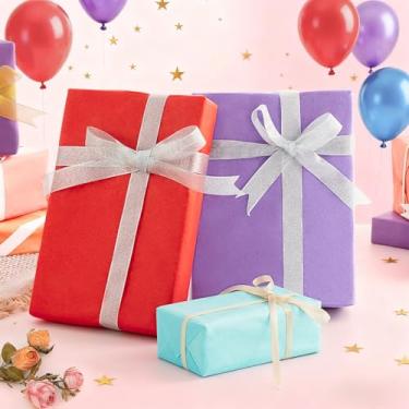 Imagem de 60 folhas de papel macaron colorido de 50 x 50 cm para artesanato, papel de seda pastel de 10 cores para embrulho de presente, decorações DIY e projetos festivos