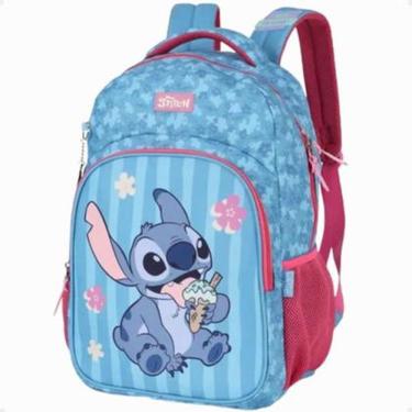 Imagem de Mochila Escolar Stitch Sorvete Luxcel