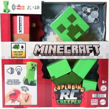 Imagem de Brinquedo Mattel Minecraft Exploding RC Creeper com luzes e sons