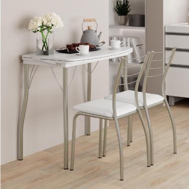 Imagem de Conjunto Sala De Jantar Tallim Com Mesa E 2 Cadeiras 2999 Carraro