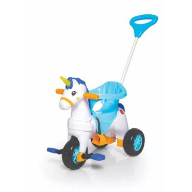 Imagem de Triciclo Infantil Empurrar Passeio Calesita Velocita Fantasy