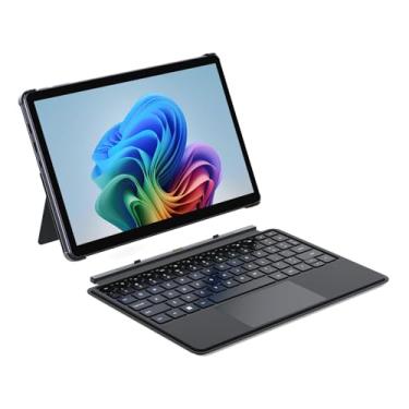 Imagem de ADREAMER Tablet Laptop de 10,1 polegadas 2 em 1, tablet Win11, Intel N150, 8 GB + 256 GB, tela sensível ao toque IPS 1280 x 800 HD, WiFi 6, BT 5.2, Micro HDMI, tipo C, USB 3.0