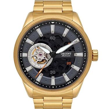 Imagem de Relógio Orient Masculino Ref: Nh7gg001 G1kx Automático Dourado