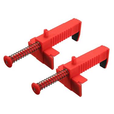 Imagem de barenx 2 peças 95-125 mm grampos de tijolo corredor fio gaveta ferramenta de fixação de parede