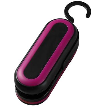 Imagem de Selador de saco portátil 2 em 1, selador térmico portátil e cortador para embalagem de plástico, compacto e fácil de usar, 10 x 4,3 cm, preto