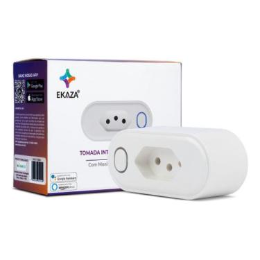 Imagem de Tomada Inteligente Wifi Ekaza Medidor De Consumo Smart Alexa Google Tu