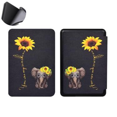 Imagem de Yzlvigrous Capa para Kindle Paperwhite 12th/Coloroft Signature Edition 1ª Geração 2024, Tampa Traseira de TPU Macia de 7 Polegadas com Sono/acordamento Automático, Modelo: SA568B/SA569P/SA59CP