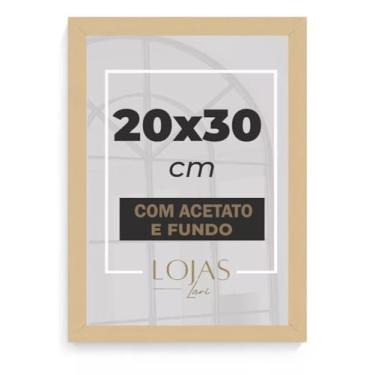 Imagem de Kit 3 Molduras 20x30cm Acetato Certificado Diploma Fotografia (Madeira Clara)