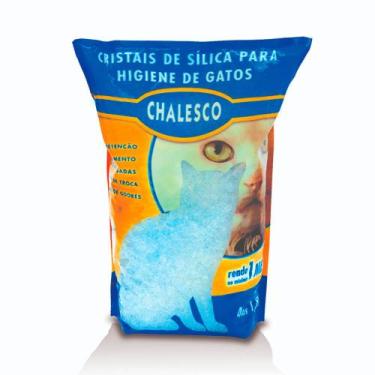 Imagem de Areia Higiênica Chalesco com Cristais de Sílica para Gatos - 1,8 kg