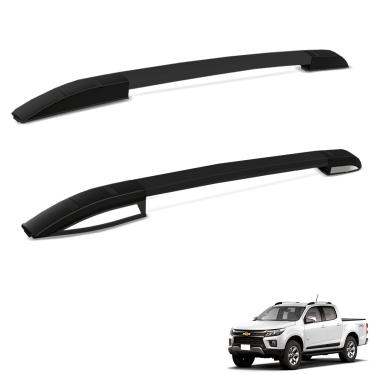 Imagem de Rack de Teto Longarina S10 2012 a 2025 Elite Alumínio Preto