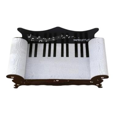 Imagem de Ｂｅｓｇａ Arranhador para Gatos, Sofá-cama, Sala de Estar, Garra de Trituração, Casa, Ondulado, Grosso