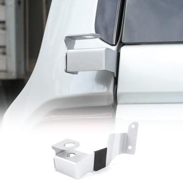 Imagem de LLKUANG Suporte de antena de porta traseira para carro, kit de suporte de antena CB compatível com Toyota Land Cruiser 250 Prado J250 LC250 2024 2025 2026 Suporte de mastro de carro antena de